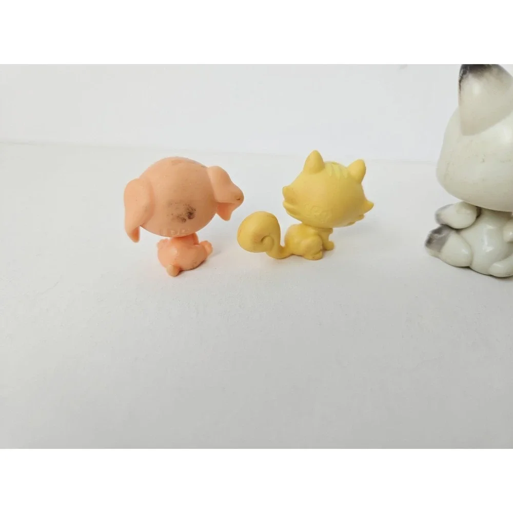 Hasbro Littlest Pet Shop lot 811 Monkey 180 cat 3 mini